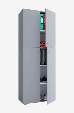 VCM - Skoskab Lona Xxl 5 rum - Grå - Hylder & opbevaring - Fra Homeroom