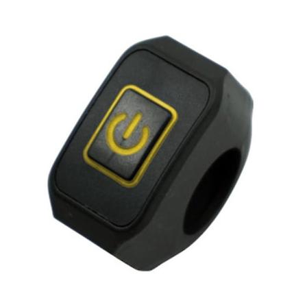 Motorsykkel styrebryter med LED-lampe Momentry Buttton for elektrisk bil 22mm