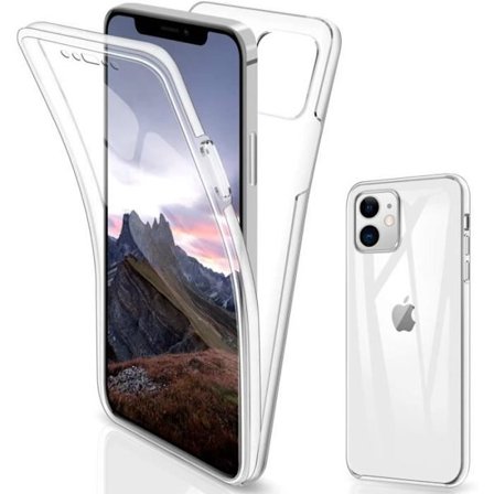 iPhone 12 Pro/Max kuori - CoqueNT - Läpinäkyvä silikonit TPU - 360° suojaus - Pehmeä - Erikoistarjous