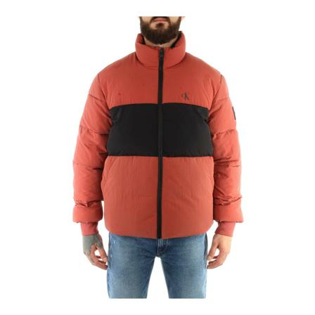 Calvin Klein Jeans, Coats Czerwony, Mężczyzna, Rozmiar: XS