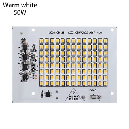 LED Chip Flood Light Perler VARM HVID 50W 50W