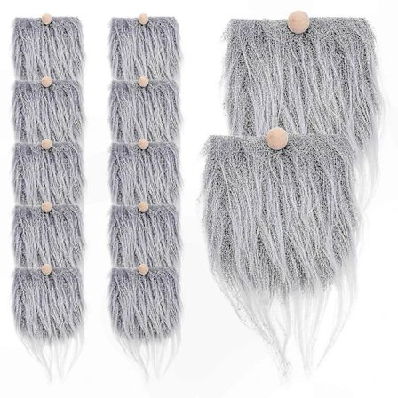 Puupallosetti tonttujen askarteluun, DIY-joulukoristeisiin ja nukketarvikkeisiin, luonnolliset pehmeät pallot kausiluonteisiin askarteluprojekteihin, 