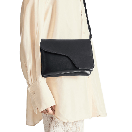 ATP Atelier Duronia Black Double Faced Nappa Handväskor Dam Svart ONESIZE