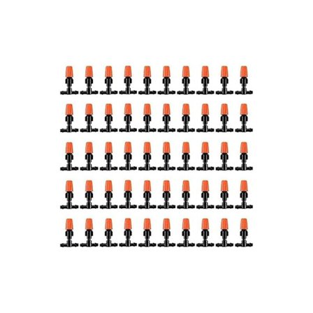 100 st Micro Spray Justerbar Flödesbevattningsdroppar, Justerbara Droppbevattningsdimhuvuden för Trädgård