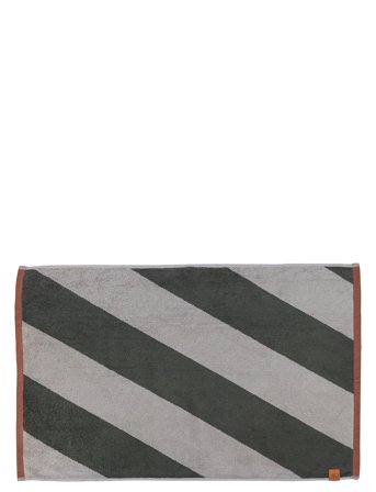 Mette Ditmer Diagonal Bath Mat - Green - 50X 80CM