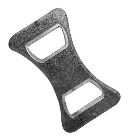 Flaskeåpner i rustfritt stål og plast