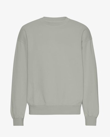 Organic Oversized Crew - Steel Blue