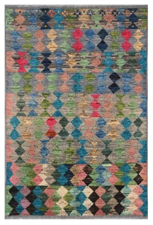 Dywan Moroccan Berber - Afghanistan 92X145 Czarny/Brunatny (Wełna, Afganistan)