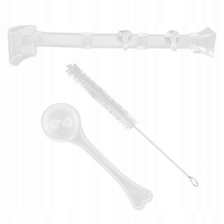 Fiskmatningsrör med bred matningsport