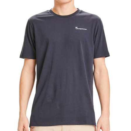 Knowledge Cotton Apparel Men's Alder Ro Regenerated Nature Tee Men short-sleeved sweaters Blue S