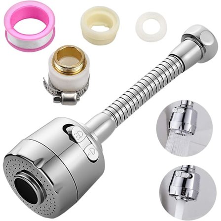 Kääntyvä vesihana, keittiöhanan jatke 360° kääntyvä hana S