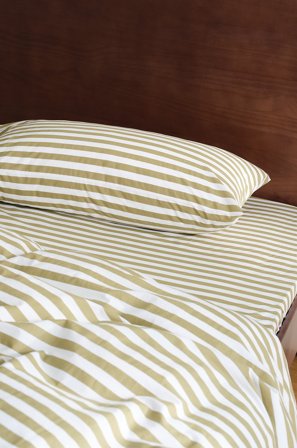 Jotex - Putevar 50x90 Cm Olivengrønn/hvit - KAYO - Kjøp Putevar hos Jotex