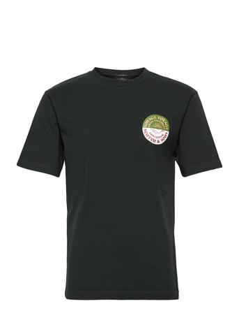 Organic Cotton Jersey Artwork Tee Black Scotch & Soda