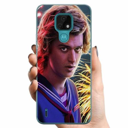 Motorola Moto E7 Tpu Mobilskal Stranger Things - Steve Harring