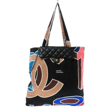 Chanel Vintage Pre-owned Læder totes Sort, Dame Vintage Tasker, Størrelse: ONE Size
