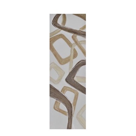 Abstrakti canvas-taulu – 30x90cm, monivärinen