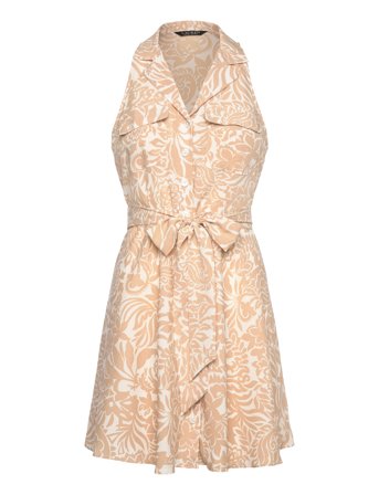Lauren Ralph Lauren | Floral Crepe Sleeveless Shirtdress | 38