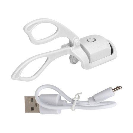 Opvarmet Øjenvippebukker 2 Varmeindstillinger USB Genopladelig Elektrisk Hurtig Forvarmning Øjenvippebukningsværktøj til Naturlige Øjenvipper Makeup 
