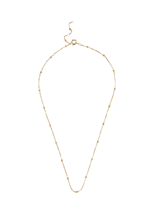 ENAMEL Copenhagen Bracelet, Beaded Chain Halsband Dam Guld 38 + 2 cm