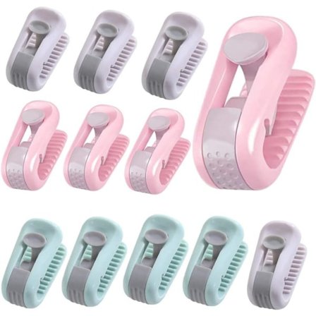 12 kpl korkealaatuisia peittokiinnittimiä ilman nastoja