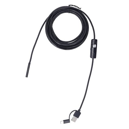 5 M USB Endoskop Kamera 5,5 Mm Borescope Inspektion Slangekamera med LED-lys