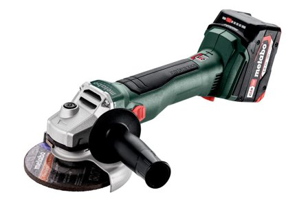 Metabo W 9-125 BL Vinkelsliper med batteri og lader, Maskiner