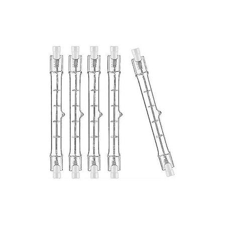 10-pack R7s halogenlampor 118 mm 230 W 230 V, R7s halogenstav 118 mm, dimbar R7s halogenlampa halogenstavslampa för byggstrålkastare JU LONG