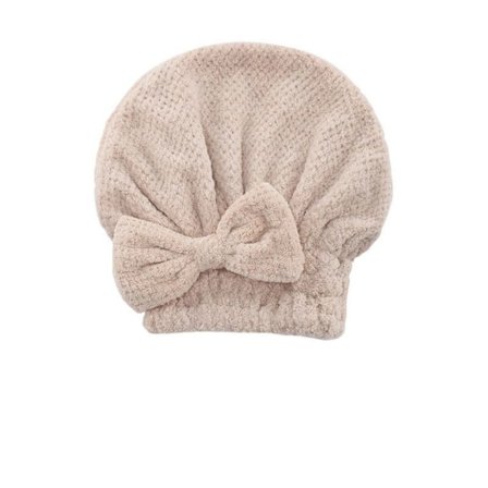 Tørt Hår Hat Tørt Hår Håndklæde KHAKI