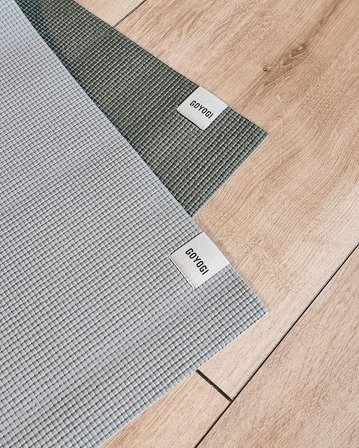 GOYOGI Infinity Studio Mat Grey, Sport & Velvære, Træningsmåtter, Yogamåtter