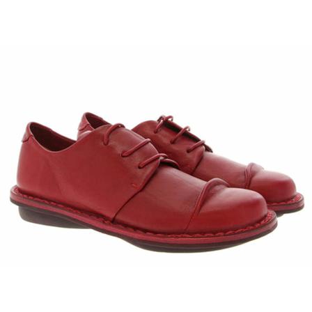 Trippen The soft skin , Rood , Dames , Maat: 39 EU Veterschoenen