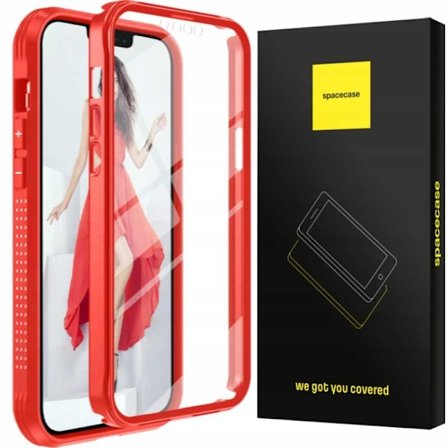 Spacecase Case Cover Till Iphone 13 Pro Max Sc Guardian 360 Red