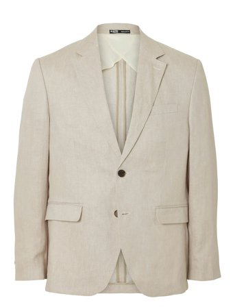 Slhregular-Will Linen Blz Noos Cream Selected