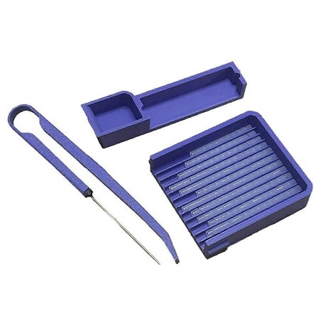 Perleplade enkeltnåls pincet og justeringsskive sæt, 5 mm perleplade kit, perleplade smykkefremstillingsværktøj