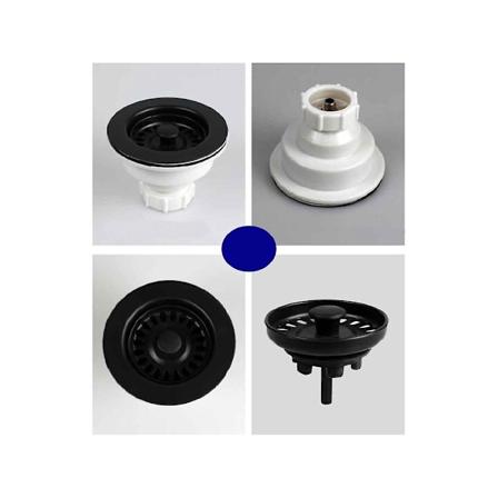 Kjøkkenvask Avløpssett med Silbasket Avløpsstopper Diameter 114mm for Kjøkken Kvarts St-Xin