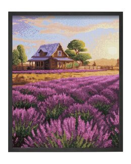 Diamond Painting Lavendelmark - Art City