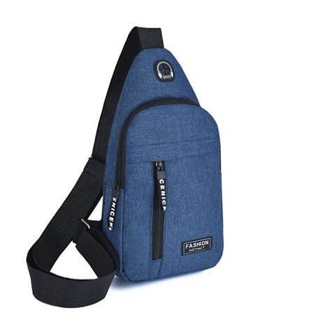 Rintalaukku Crossbody-laukku Sininen - Varastossa Sininen
