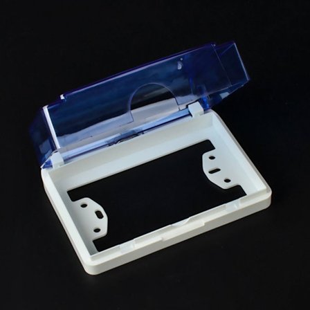 Afbryderbeskyttelsesdæksel Sokkel Vandtæt boks BLÅ