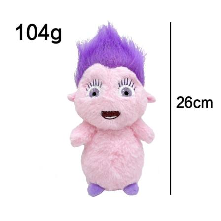 25cm Barbie Fairytopia Bibble blød plyslegetøj sød Cartton Bibble Peluches udstoppet dukkelegetøj til børn gave Pink 26cm