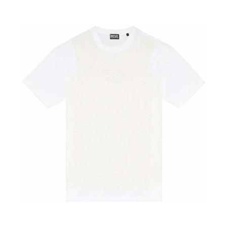 Diesel, T-Shirts Wit, Heren, Maat:M