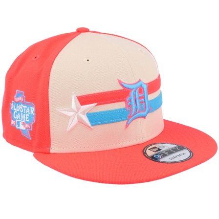 New Era - MLB Arancia snapback Cappellino - Detroit Tigers MLB 24 All Star Game 9FIFTY Beige/Orange Snapback @ Hatstore