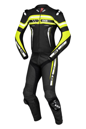 Lederkombi iXS RS-700 2-teilig Schwarz/Gelb/Weiß 48