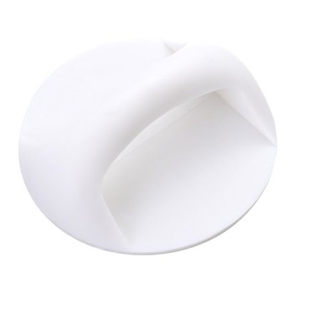 1 stk. Dørhåndtag Glasvindue Skydbart Stærkt Selvklæbende Møbelknopper Ekstrahåndtag Husholdnings Køleskab Skab Sugekop (FMY) Hvid S