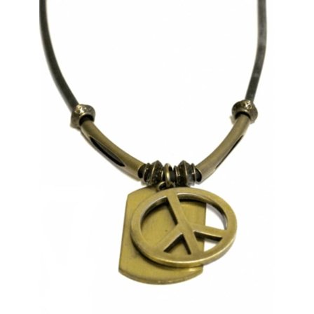Halsband - Dog Tag Peace