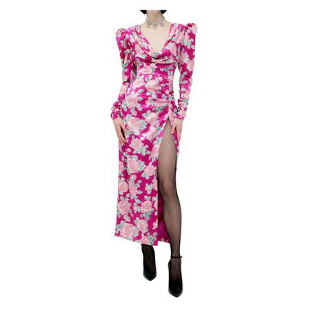 Alessandra Rich, Dress Fab 3113 F3718 Roze, Dames, Maat:XS