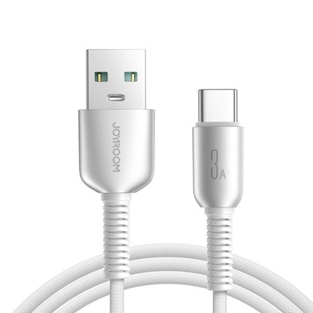 Joyroom S-A51 3A USB-A - USB-C Kabel 1.2m - Lysegrå