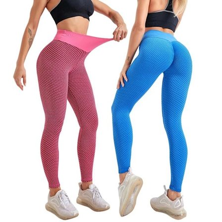 Tiktok Hot Scrunch joggingbukser High Waist Cellular Leggings yz