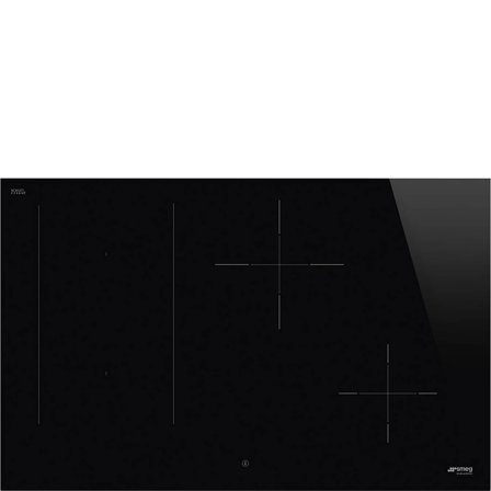 Smeg - Platetopp SIM3844D Svart