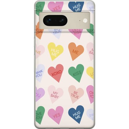 Yhteensopiva Puhelinkuori Google Google Pixel 7 Karkkisydämet