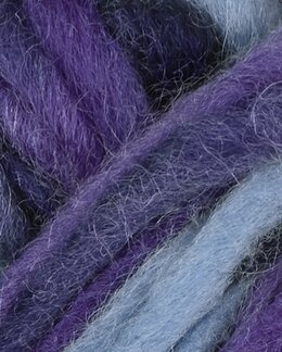 Garn Naturgarn 50g Lila/turkos multi