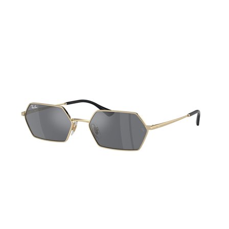 Ray-Ban Yevi -Aurinkolasit - Gold Rectangular - Ray-Ban RB3728 92136V 5818